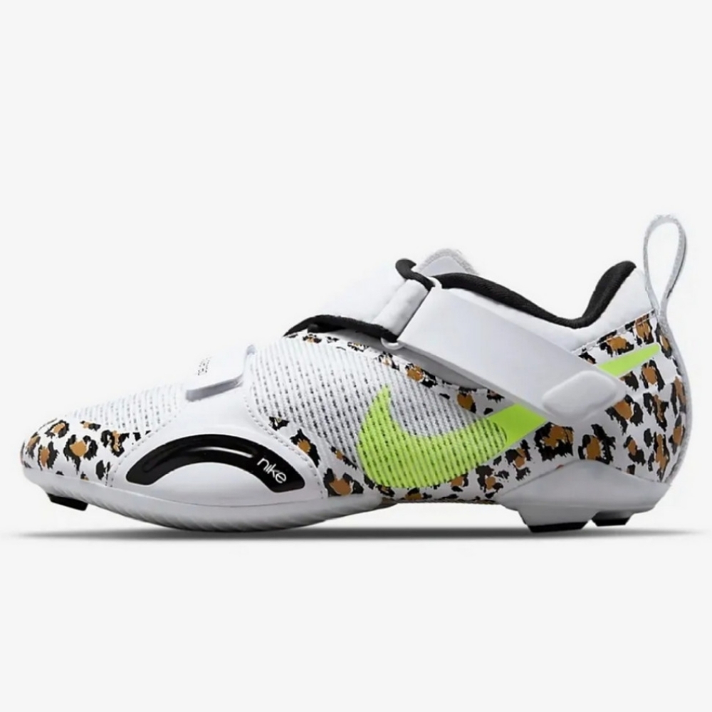 NIKE SuperRep Cycle Indoor Animal Print Cycling Shoes Womens 6.5 - Picture 2 of 8